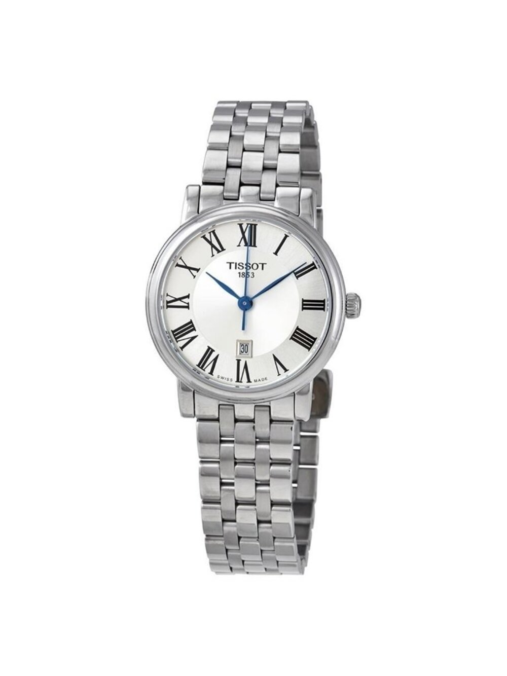 NWT Tissot Carson Premium Lady Quartz Silver Dial Ladies Watch